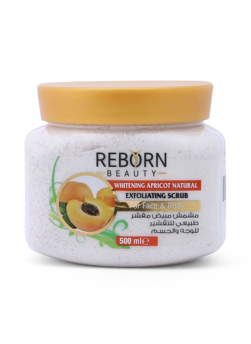 REBORN - Beauty Whitening Apricot Natural Exfoliating Scrub 500ml - Image 1