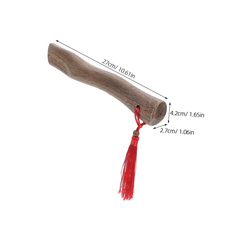 Carbonized Wood Hatchet Handle 27X4.2X2.7CM Ergonomic Axe Handle for Camping Survival - Image 3