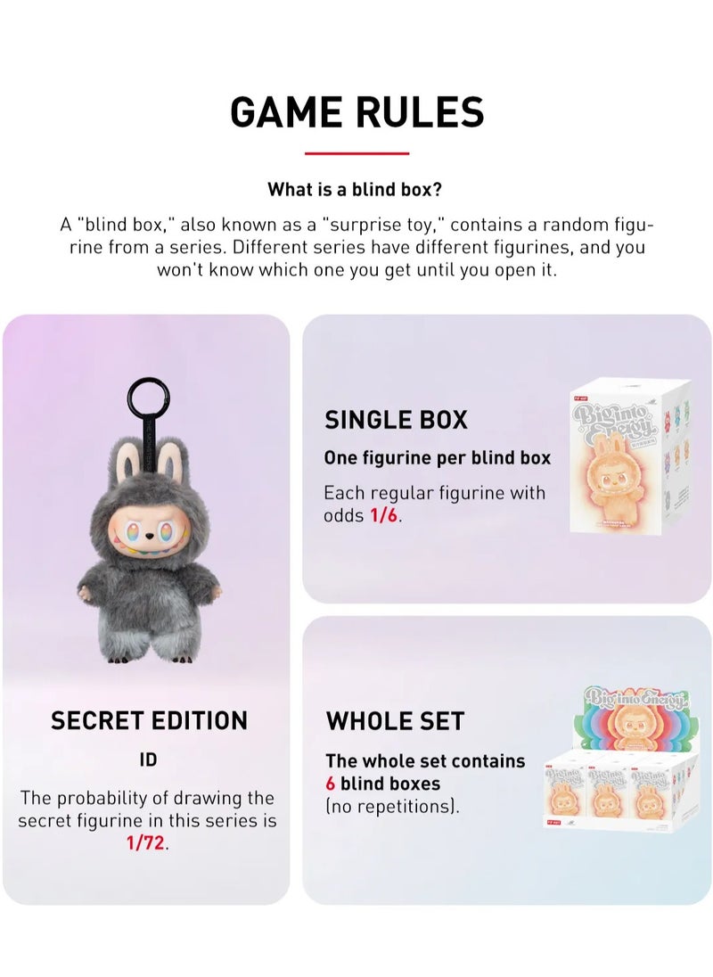 POP MART - Pop Mart Labubu The Monsters Big into Energy Series Vinyl Plush Pendant Single Blind Box 100% Authentic - Image 1