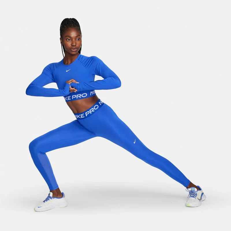 Nike Blue Women's Pro Dri-FIT Crop Top for Women | Best Price UAE