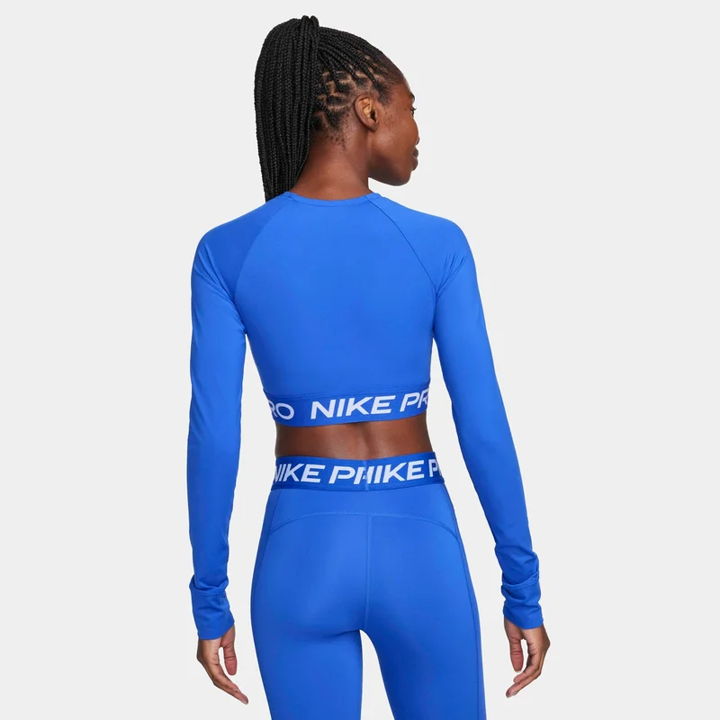 Nike Blue Women's Pro Dri-FIT Crop Top for Women | Best Price UAE