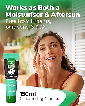 Incognito After Sun Moisturiser 150ml 2 in 1 Aftersun and Moisturiser For Soft Skin Body Helps prevent insect bites Travel Friendly Organic Aftersun Moisturiser - Image 3