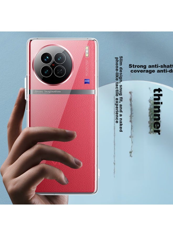 Freeson Phone Case For Vivo X90/x90s, Slim Full Protection Shockproof Clear Tpu Soft Shell , Transparent - Image 5