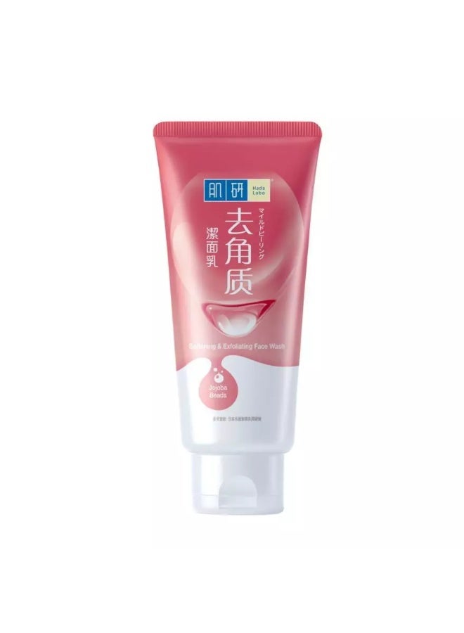 Hada Labo Hada Soften Exfoliating Face Wash 100g, Gentle Facial Cleanser with Hyaluronic Acid and Biodegradable Jojoba Beads, Hydrating Face Scrub for All Skin Types - Image 1