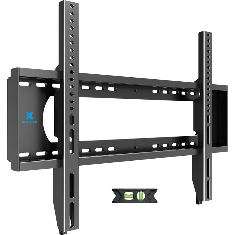 USX STAR 85 86 98 100 inch Heavy Duty TV Wall Mount for 55-120 inch Large TVs up to 220 LBS & 900x600mm Vesa, Ultra Slim Fixed TV Mount, Low-Profile TVS Bracket, 16" 24" 32" Wood Stud, Fit Most 65+ 75+ 120 TVs - Image 1