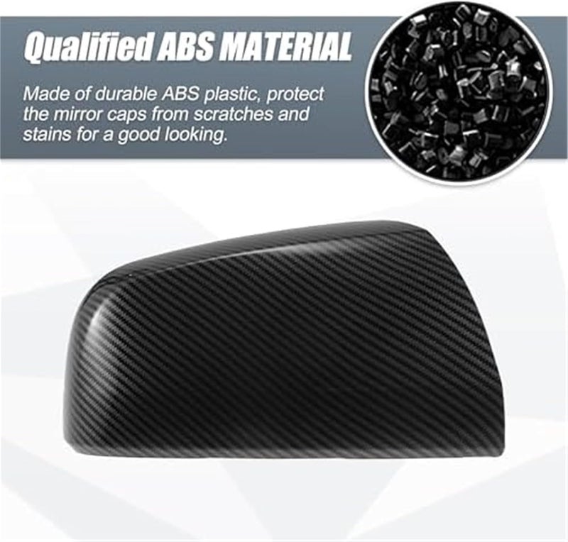 MKVAXR Carbon Fiber Side Mirror Covers for Vauxhall Zafira B MK2 - Image 3