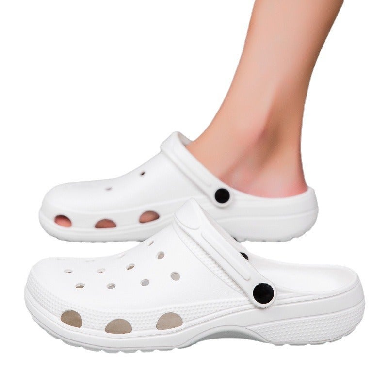 Plus Size Summer Men'S Sports Hole Shoes Closed Toe Slippers Parent-Child Beach Slippers Slip-On Couple Sandals - Image 4