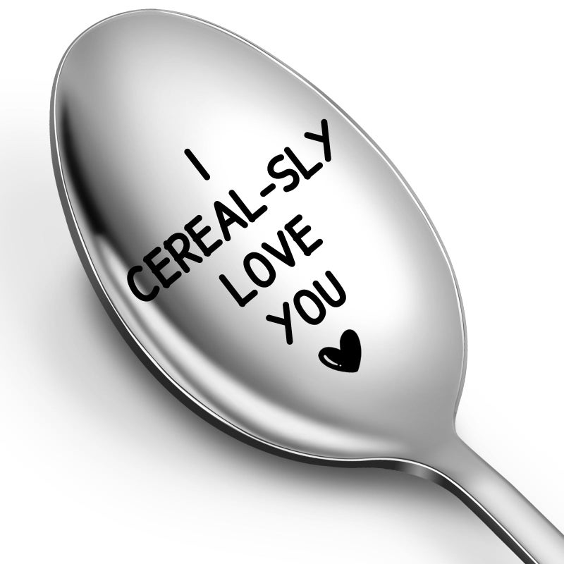 Lovingly Yours Mothers Day Gifts for Mom from Daughter Son - Mom Birthday Gifts, Gifts for Mom I Cerealsly Love You Cereal Spoon - Image 1
