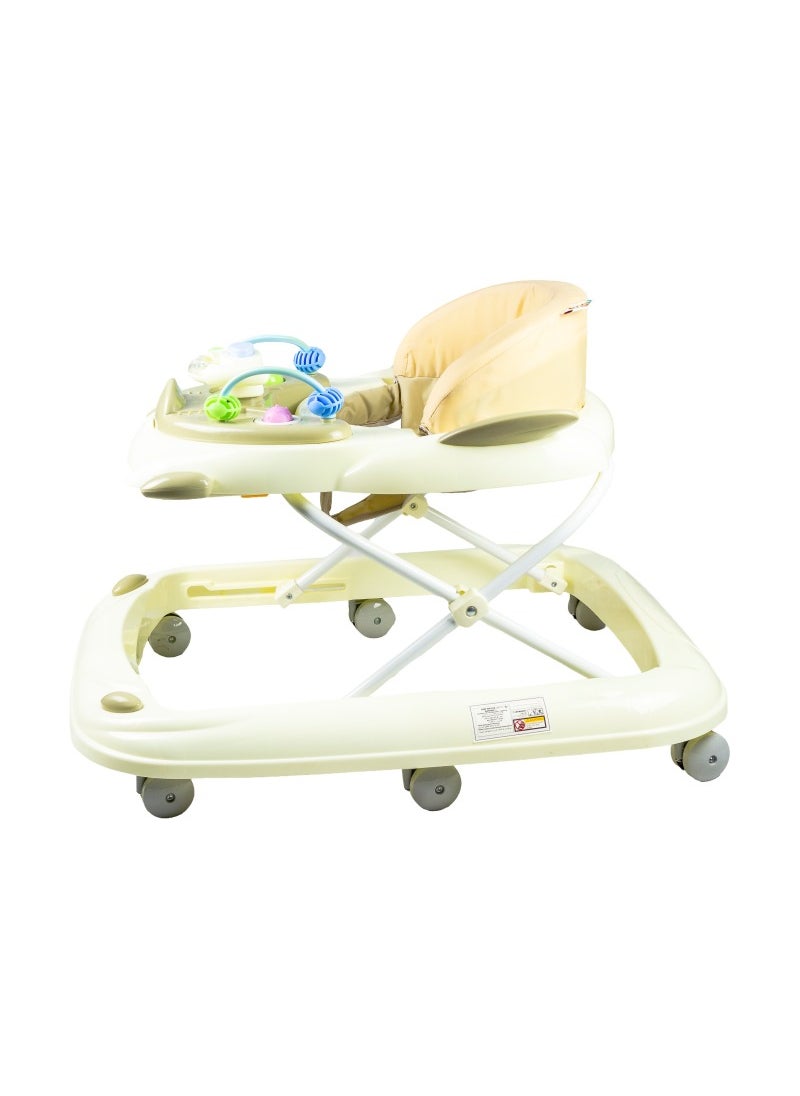 molody Foldable Baby Walker-Beige  - Image 3