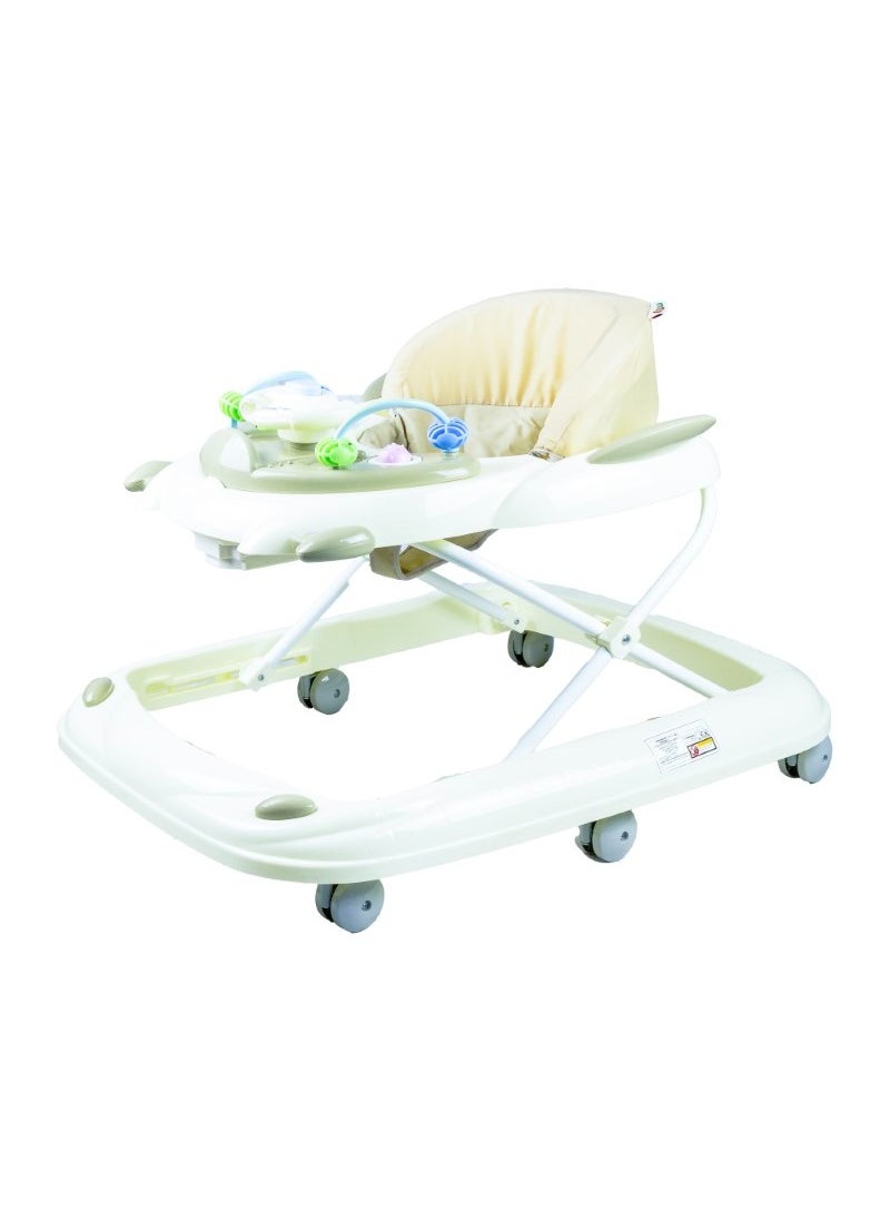 molody Foldable Baby Walker-Beige  - Image 1
