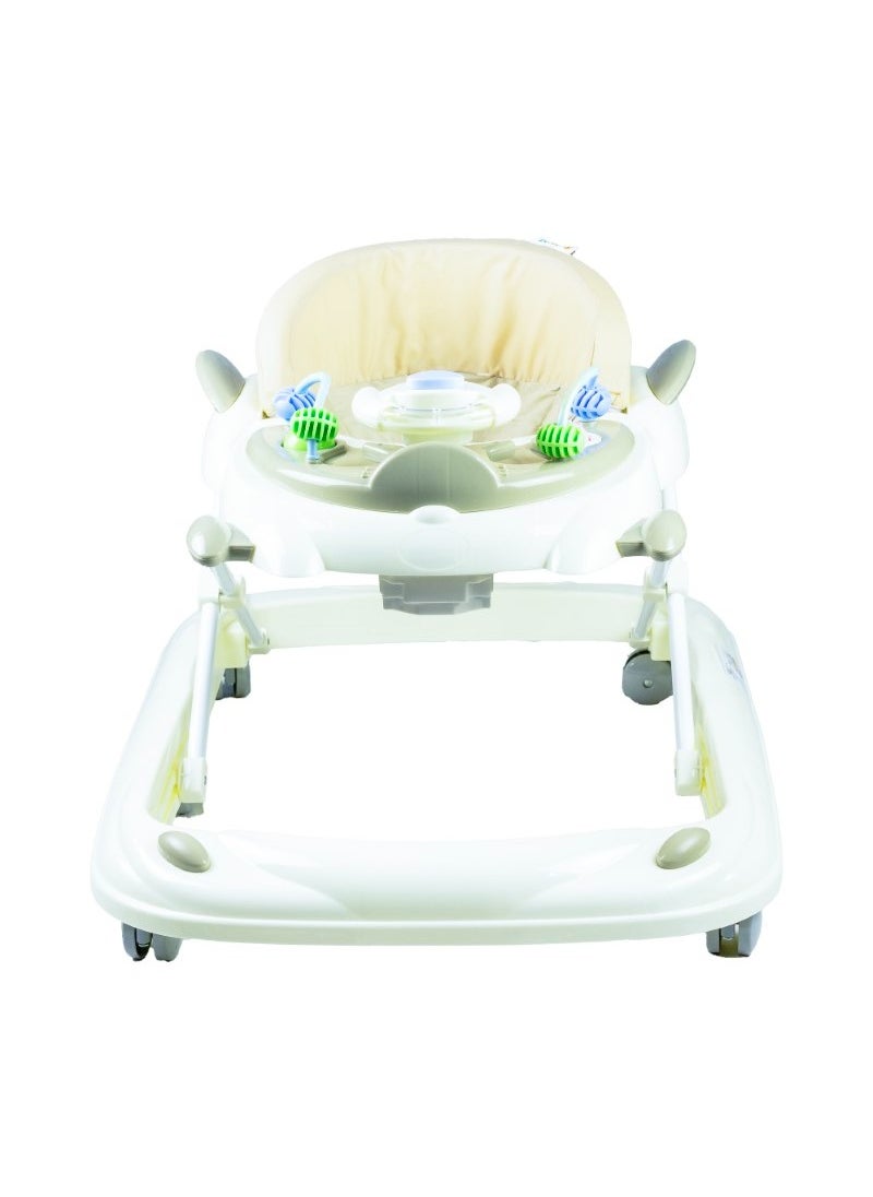 molody Foldable Baby Walker-Beige  - Image 2