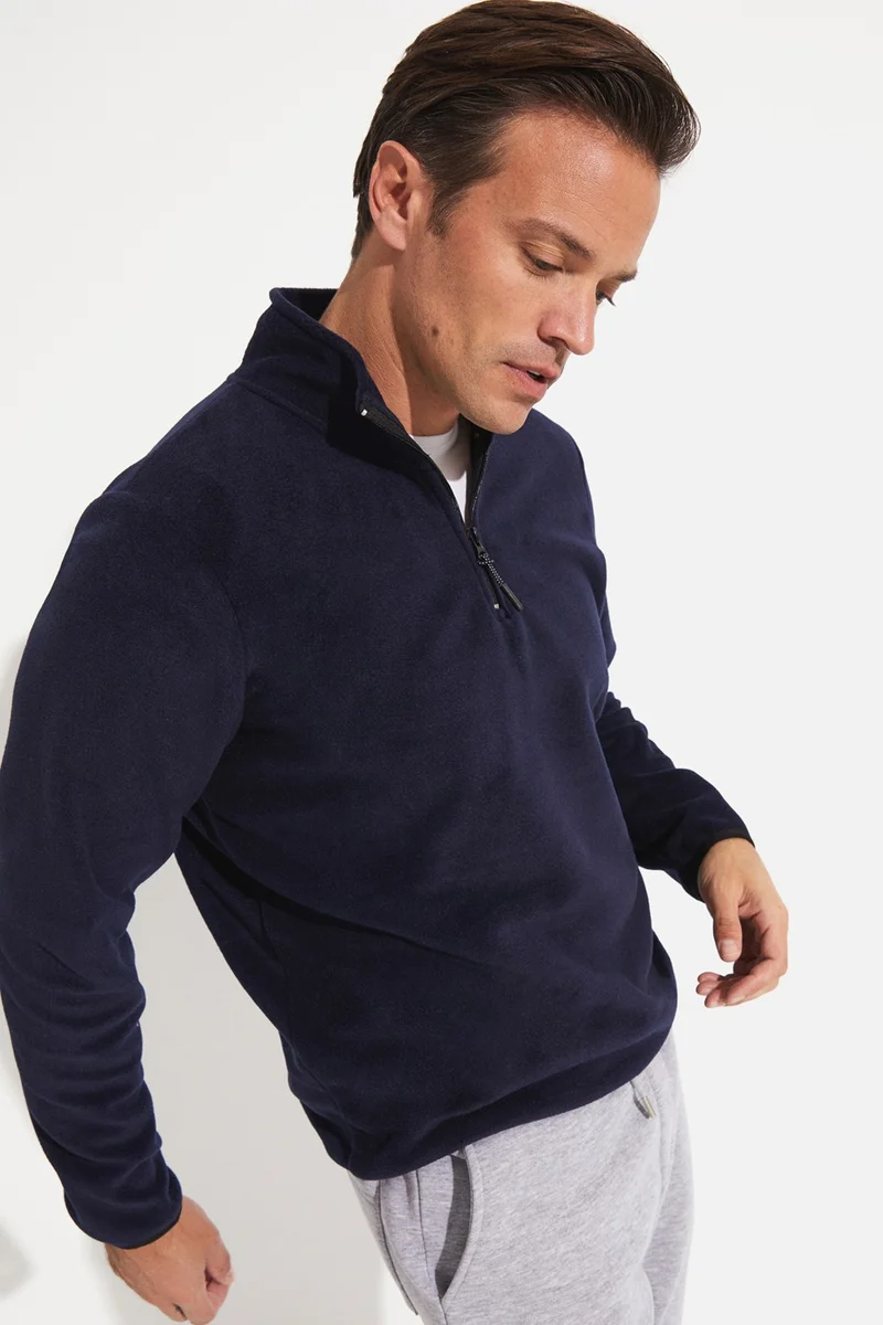 JOYSTAR Men's Regular Fit Half Zipper Fleece Sweatshirt