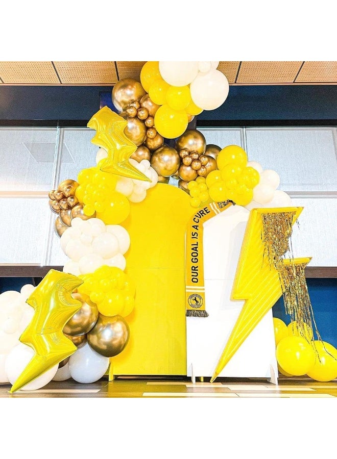 Yellow Balloons Latex Party Balloons – 100 Pack, 12 inch Round Helium Yellow Balloons for Birthday, Sunflower Party Decorations - Image 4