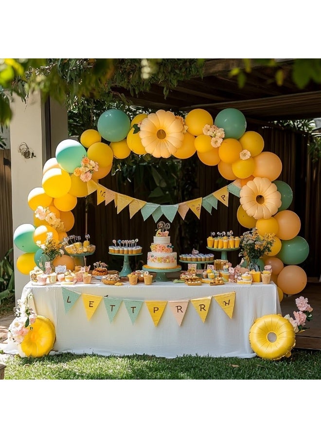 Yellow Balloons Latex Party Balloons – 100 Pack, 12 inch Round Helium Yellow Balloons for Birthday, Sunflower Party Decorations - Image 5