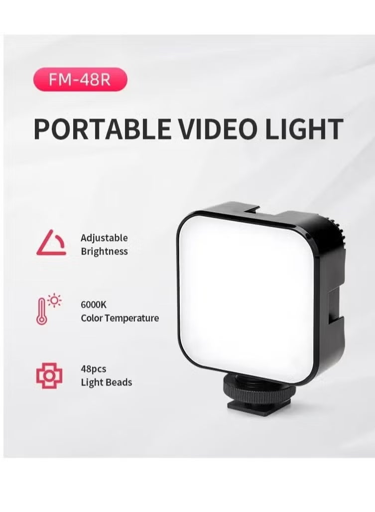 Jmary FM-48 Mini Portable Video Fill Light Black - Image 3