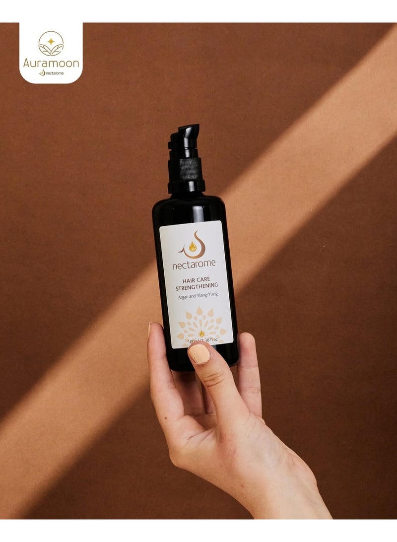 Auramoon Nectarome Hair Care Strengthening Oil – Argan & Ylang-Ylang - Image 3