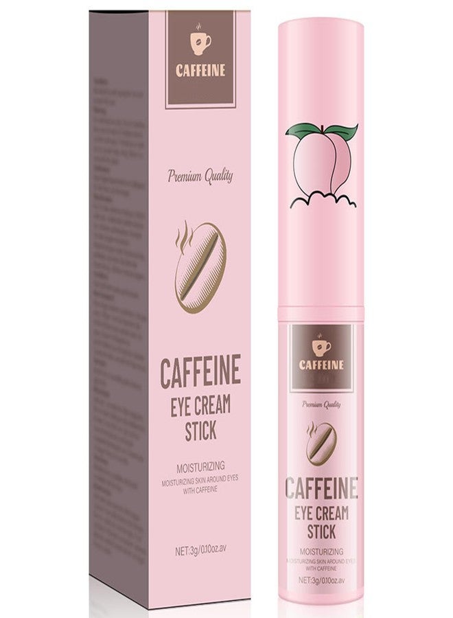 Grospe Caffeine Eye Cream Stick,Eye Cream for Anti-Aging Dark Circles Puffiness, and Wrinkles Hydrating Under Eye Cream with Hyaluronic Acid and Retinol Lifting And Firming Eye Cream,3g - Image 1