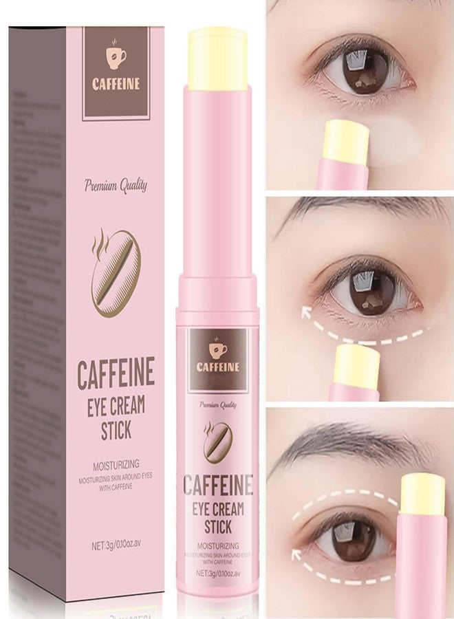 Grospe Caffeine Eye Cream Stick,Eye Cream for Anti-Aging Dark Circles Puffiness, and Wrinkles Hydrating Under Eye Cream with Hyaluronic Acid and Retinol Lifting And Firming Eye Cream,3g - Image 4