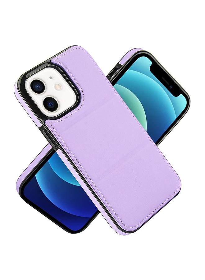 Zaboon Case For iPhone 12 mini Tri-fold Holder Leather Phone Case with Card Slot - Image 2