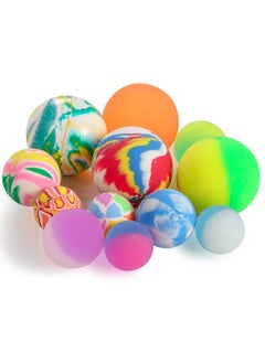 Pllieay 12Pcs Bouncy Balls 3 Sizes Mixed Color Bouncing Balls And Bouncy Balls For Kids Birthday Goodie Bag Fillers  - Image 3