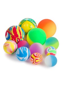 Pllieay 12Pcs Bouncy Balls 3 Sizes Mixed Color Bouncing Balls And Bouncy Balls For Kids Birthday Goodie Bag Fillers  - Image 2