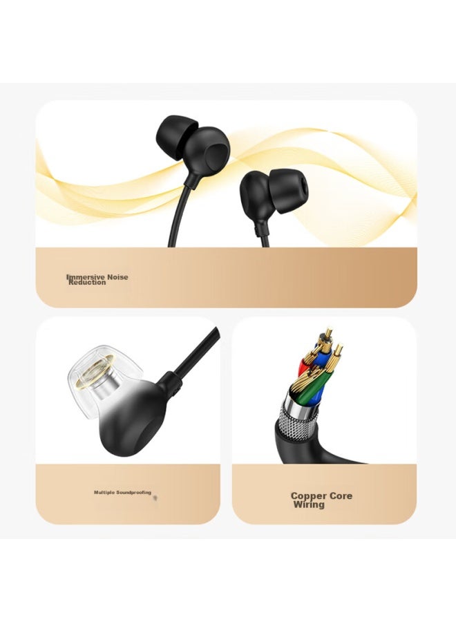 Bkayp Wired Sleep Headphones, Type-c In-ear, Noise-cancelling, For Sleeping, Sleep Aid, Music Headphones, Side Sleeping, Ear-comfortable, Compatible With Apple, Huawei, Vivo, Xiaomi, Oppo - Image 3