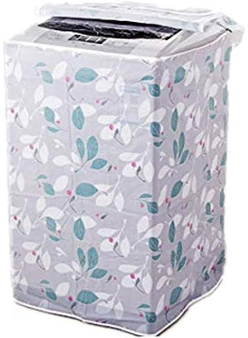 High-quality "Waterproof" automatic washing machine cover (56×54×86 cm): Maximum protection against water, dust, and moisture - Durable design in various colors and patterns that protects the washing machine body from rust and scratches - Ideal for top and front loading. - Image 1
