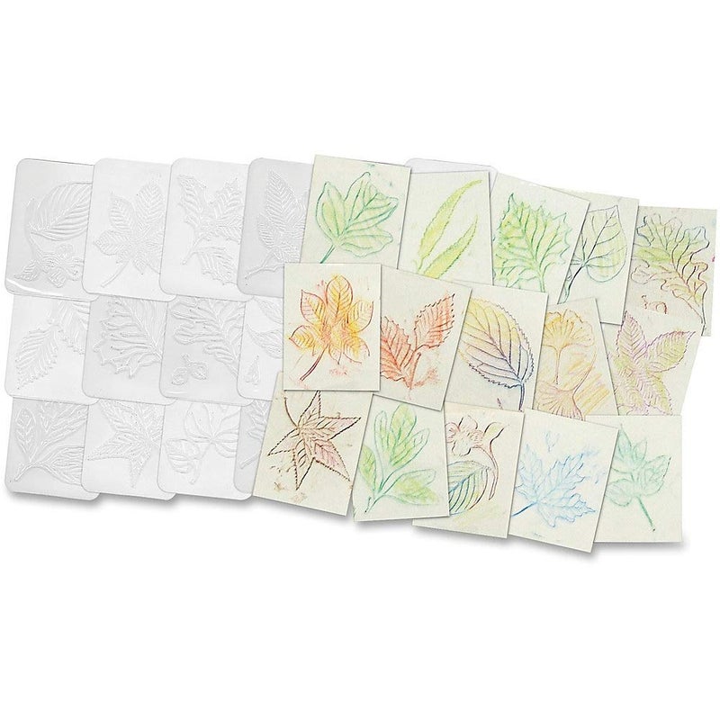 Roylco Leaf Rubbing Plates