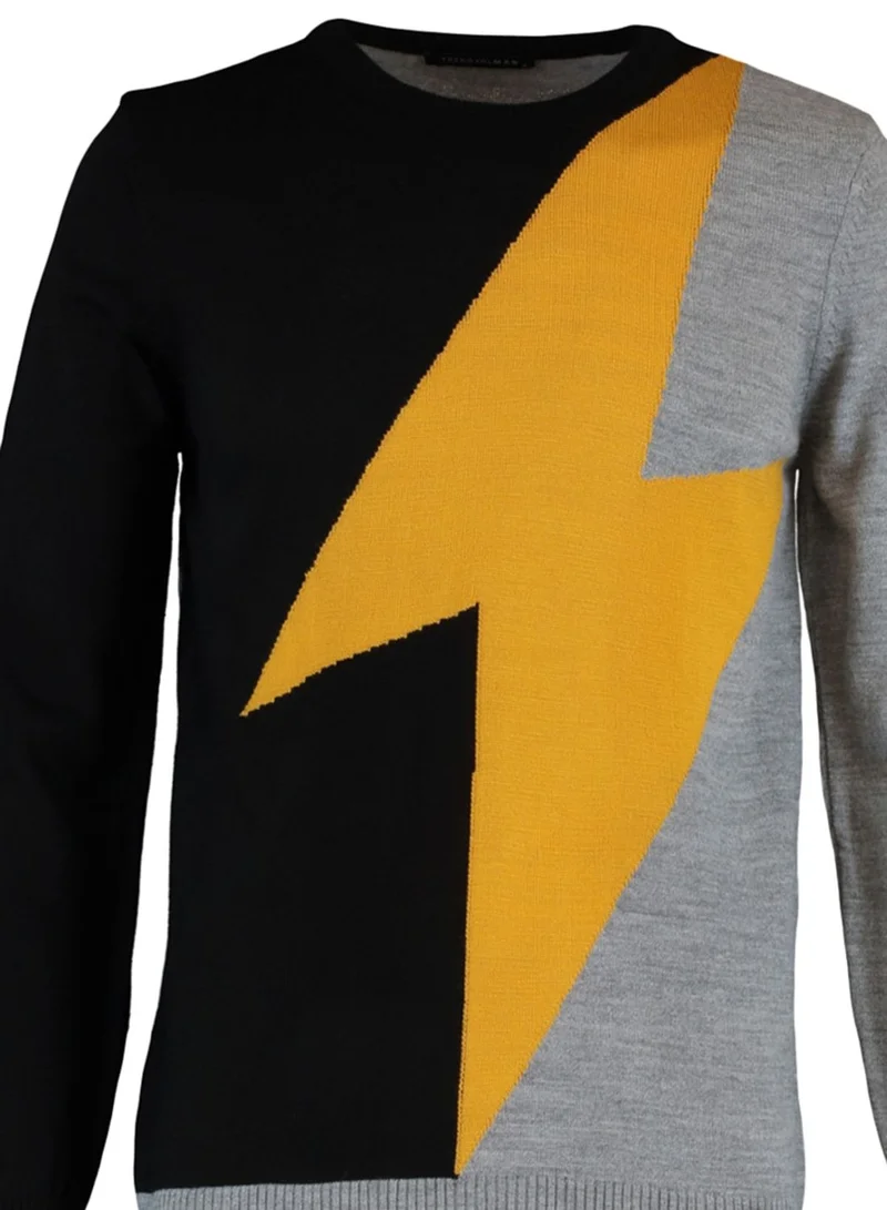 trendyol Color Block Knitted Sweater