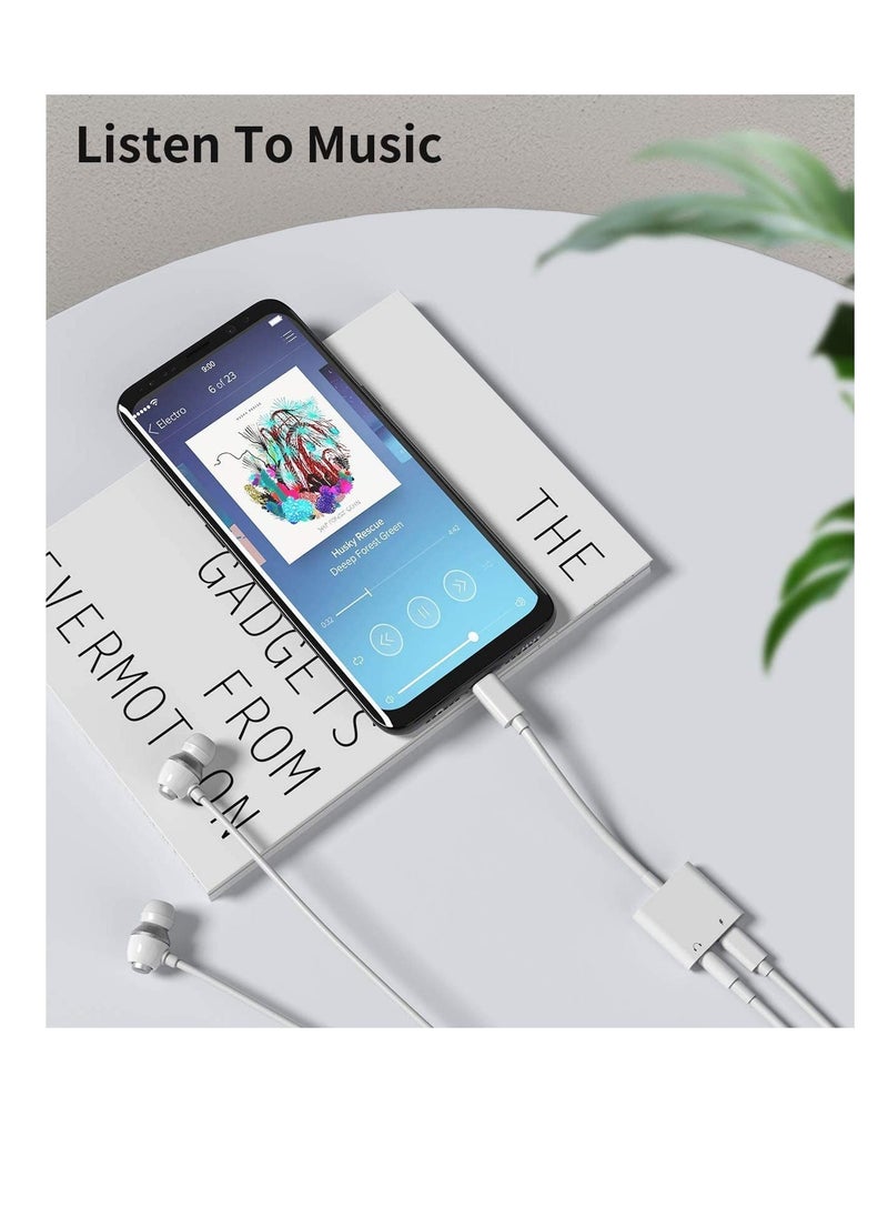 Fast Charging USB C to 3.5mm Headphone Adapter Aux Audio Type Charger Dongle Converter Jack for iPad Air4 Pro  - Image 2