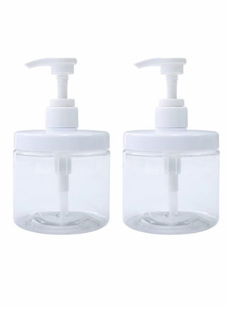 Plastic Pump Bottles, 2 Pcs Refillable Bottle Dispenser, 500ml/17oz Hand Gel Dispenser - pzsku/Z0931FB76445318DE5D37Z/45/_/1670953526/d53dbce3-9823-4aa0-9f62-411e93b9f79c
