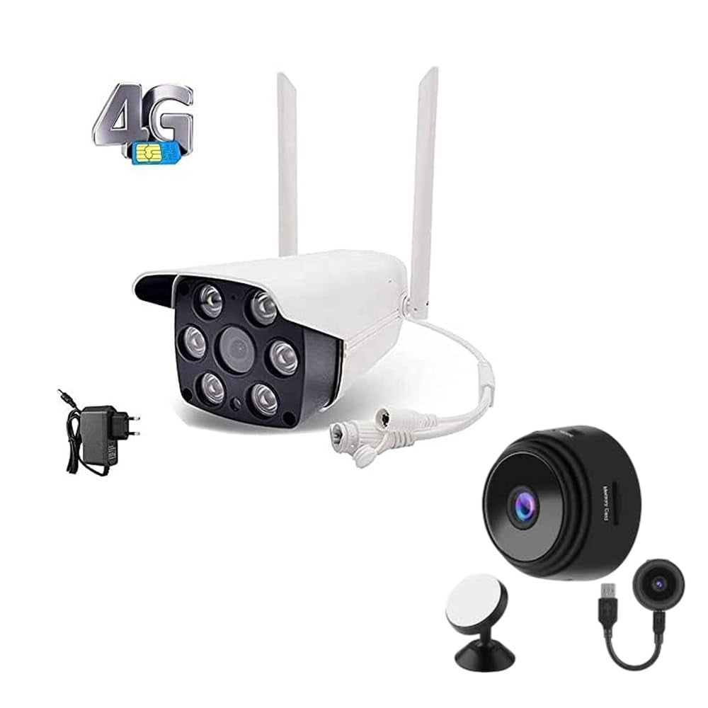 cameradekho Cameradekho Camera Dekho Sim Card Based Bullet Wireless Outdoor Security Camera Full 1080p IP66 With Night Vision 2 Way Audio Motion Detection With Free Magnetic Spy Camera HD1080p Z093207D3034EF2C6F076Z
