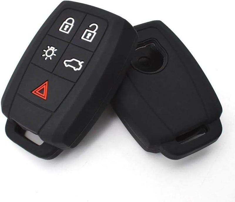 QASULER Silicone Key Fob Cover for Volvo - Image 5