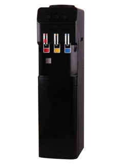 Generic Hot & Cold Water Dispenser with Refrigerator – 3-Tap Water Cooler Hot, Cold, Normal – Fast Cooling Water Tank Dispenser with Mini Fridge – Free-Standing Water Cooler for Home & Office – Black  - Image 2
