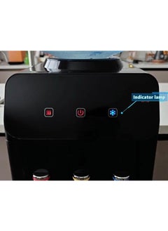 Generic Hot & Cold Water Dispenser with Refrigerator – 3-Tap Water Cooler Hot, Cold, Normal – Fast Cooling Water Tank Dispenser with Mini Fridge – Free-Standing Water Cooler for Home & Office – Black  - Image 4