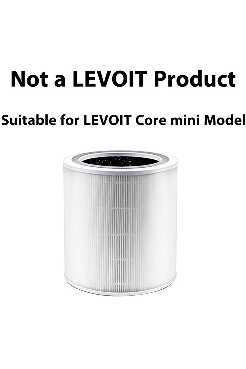 Y&D Third-party Replaceable Air Purifier Cartridge Filter Replacement Inner Core Filter Activated Carbon Clean Air Dust Removal HEPA-Grade Odor Elimination High Efficiency Dust Pollen Pet Dander Removal Fit for LEVOIT Core 400 and 400s Model Changable Filter Suitable for Home Bedroom Office - Image 5