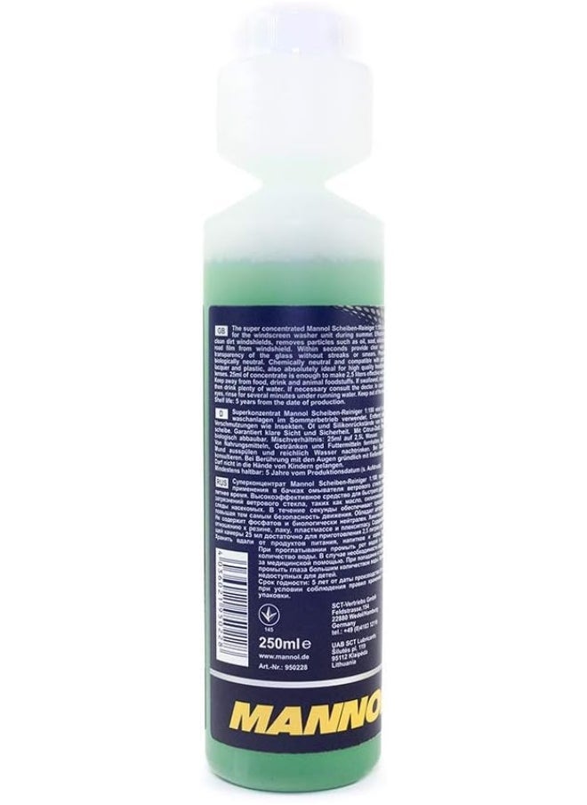 MANNOL - 5022 Windshield Washer Concentrated Liquid 1:1000 250Ml - Image 1