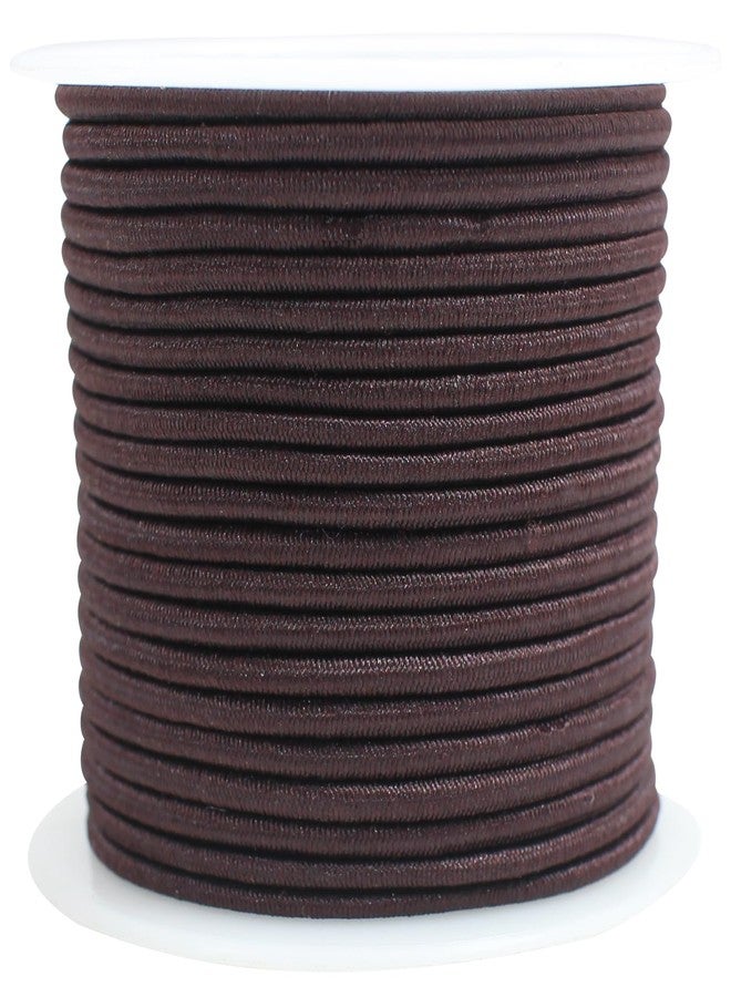 ZHFMLY Coffee Elastic Beaded Cords 2mm 2/25 inch Elastic Cord String for Bracelets,Small Bungee Shock Cord for DIY Crafts, Beading and Sewing 48ft(ZH175) - Image 1