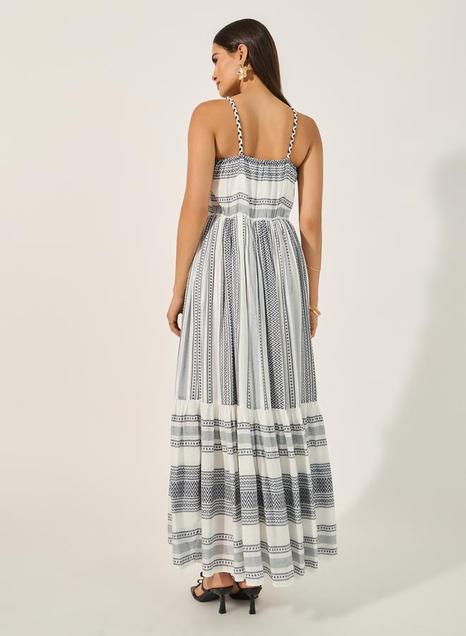 Styli Tiered Print Maxi Dress  - Image 5