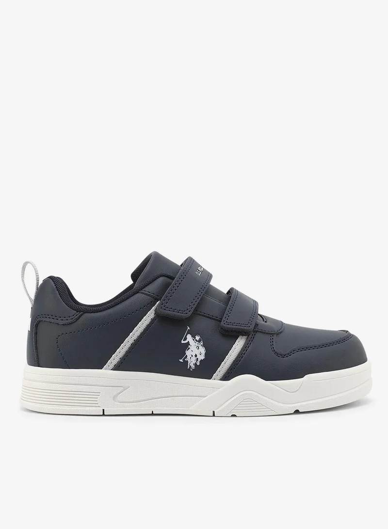 U.S. Polo Assn. U.S. Polo Assn. Kena Boy's Comfortable Stylish Casual Everyday Low Top Sneaker - Navy