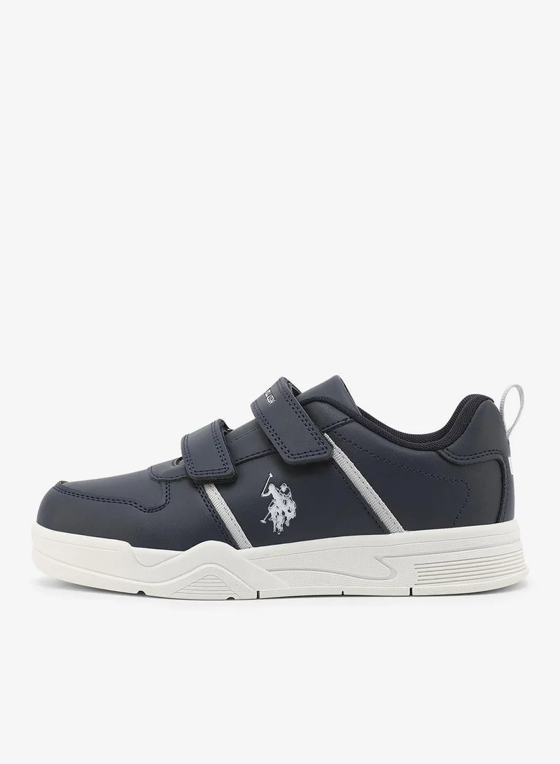 U.S. Polo Assn. U.S. Polo Assn. Kena Boy's Comfortable Stylish Casual Everyday Low Top Sneaker - Navy