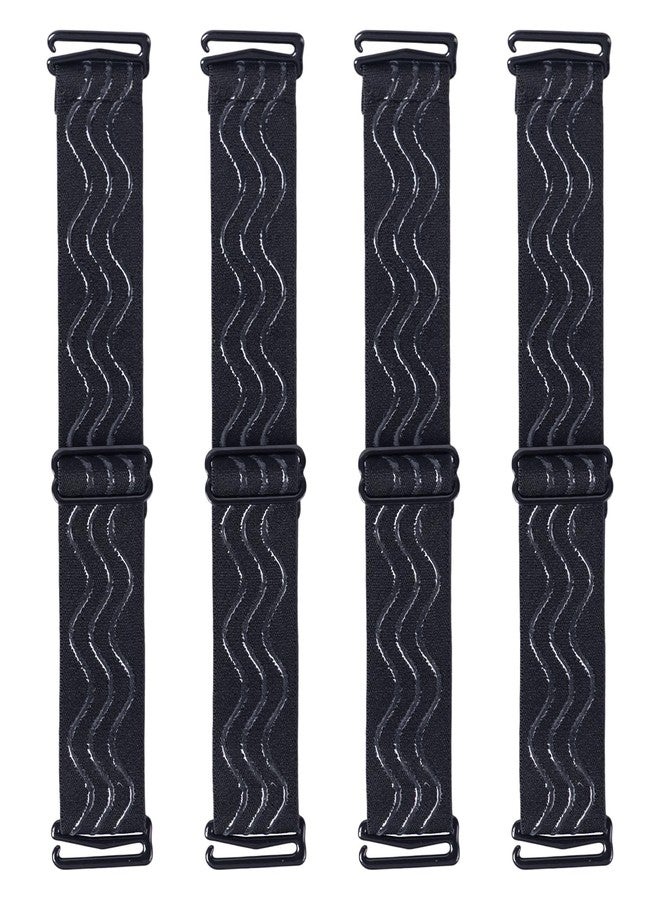 CARA 4 PCS Adjustable Elastic Band for 3 in 1 Half Wigs Nonslip Wig Strap Black Elastic Bands for Glueless Wig Making Wig Cap Accessories - Image 1