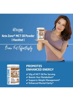 Divine Health Dr. Colbert Keto Zone® Mct Oil Powder ; Hazelnut Flavor ; 70% C8 ; 30% C10 ; 0 Net Carbs ; Gluten Free ; 30 Day Supply ; 315G ;  - Image 5