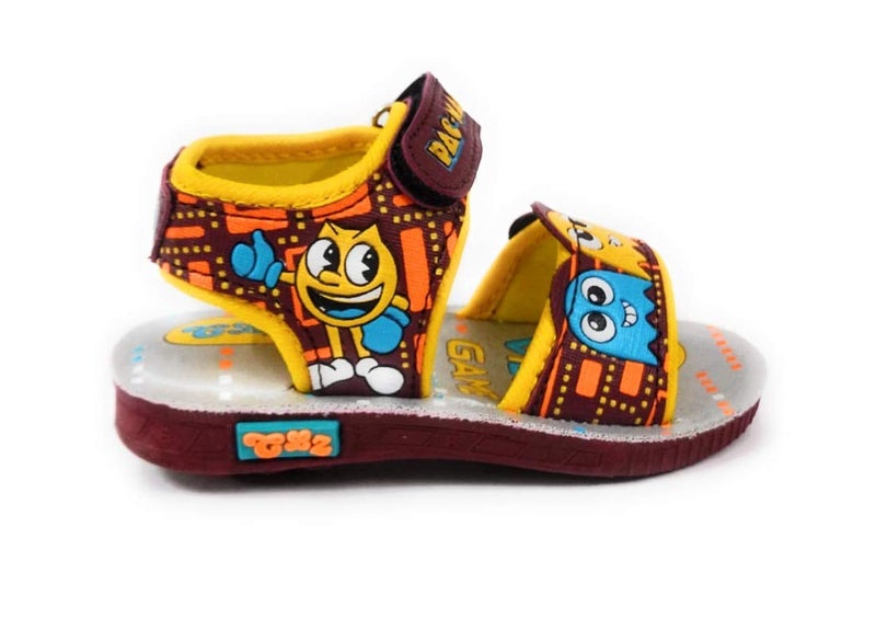Coolz Kids Chu-Chu Sound Musical First Walking Sandals C-1A Cherry Tan for Baby Boys and Baby Girls Age 12-24 Months - Image 2