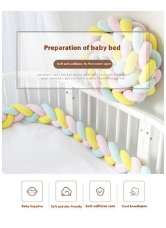 Y&D Twist Weaving 3 Strands Of Woven Strips Knotted Baby Anti-Collision Bed Surround  - Image 4