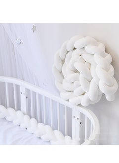 Y&D Twist Weaving 3 Strands Of Woven Strips Knotted Baby Anti-Collision Bed Surround  - Image 2