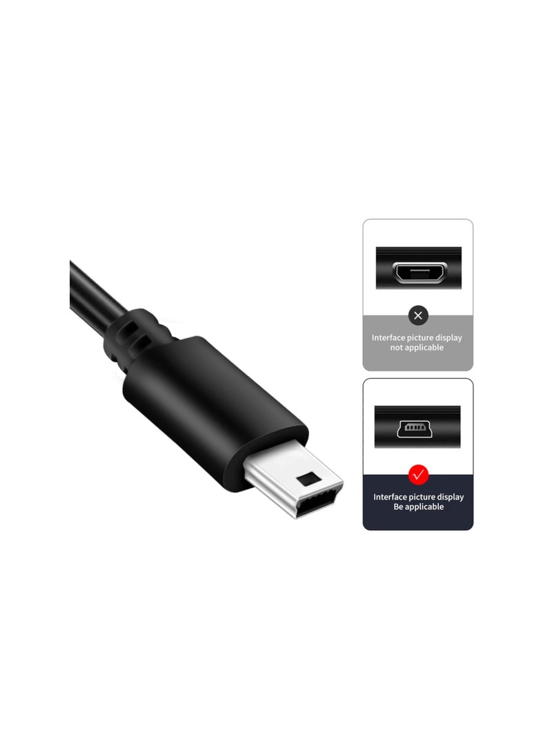 USB Female to Mini USB Male OTG Adapter Cable – 10cm OTG Host Converter Cord for MP3, GPS, Digital Cameras, and More – Short Data Extension Cable  - Image 4