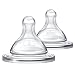 Chicco Duo GlassLined Baby Bottle IntuiLatch Nipple with AntiColic Valve Stage 3 Fast Flow for Babies 6 Months 100 Silicone with SkinLike Texture BreastLike Shape Flow 2Pack - Image 2