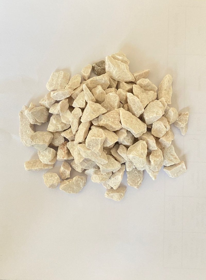 Marble Chips - 5mm to 10 mm - 1 kg - Premium Grade  – Natural Stone Aggregate for Landscaping & Decoration 