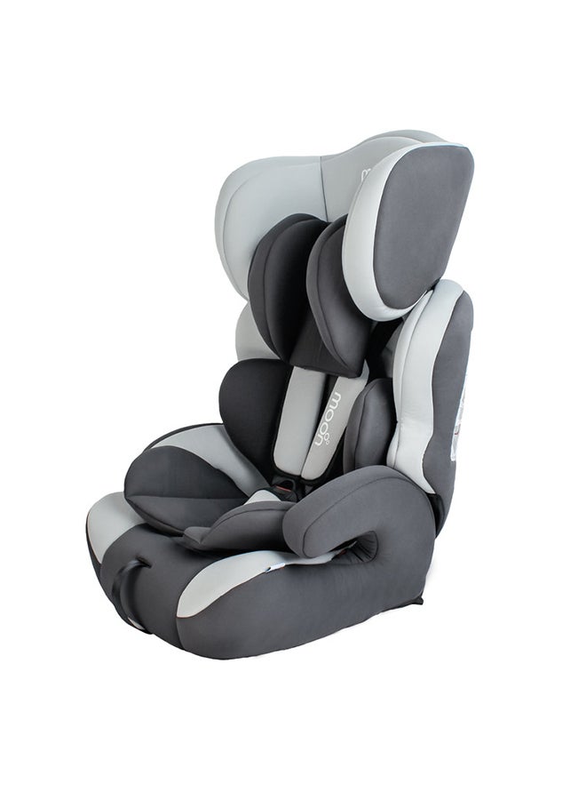 Moon Lofty Baby Car Seat – Group 1/2/3 Forward-Facing Booster Seat for Toddlers And Kids (9–36kg), Long-Term Use with Safety Harness – Charcoal Grey - Image 1